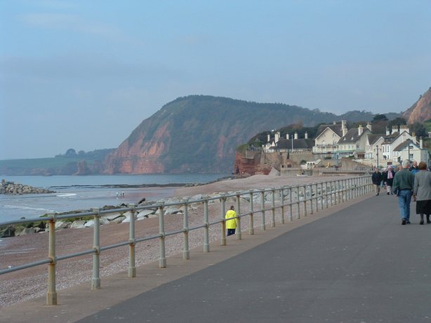 Steilküste in Sidmouth